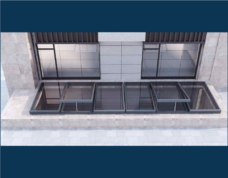 SR-R70 Aluminium Alloy Row Skylight