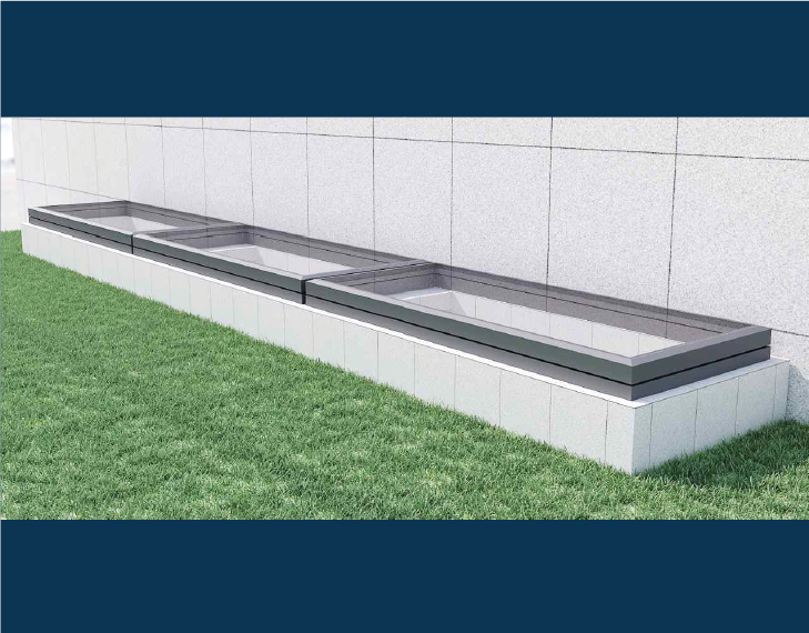 SR-R85 Insulated Aluminium Skylight